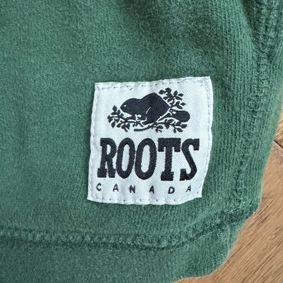 Roots Canada Kids Retro Vintage-Style Sweatshirt - Size 5T - Green & Yellow - Picture 6 of 7